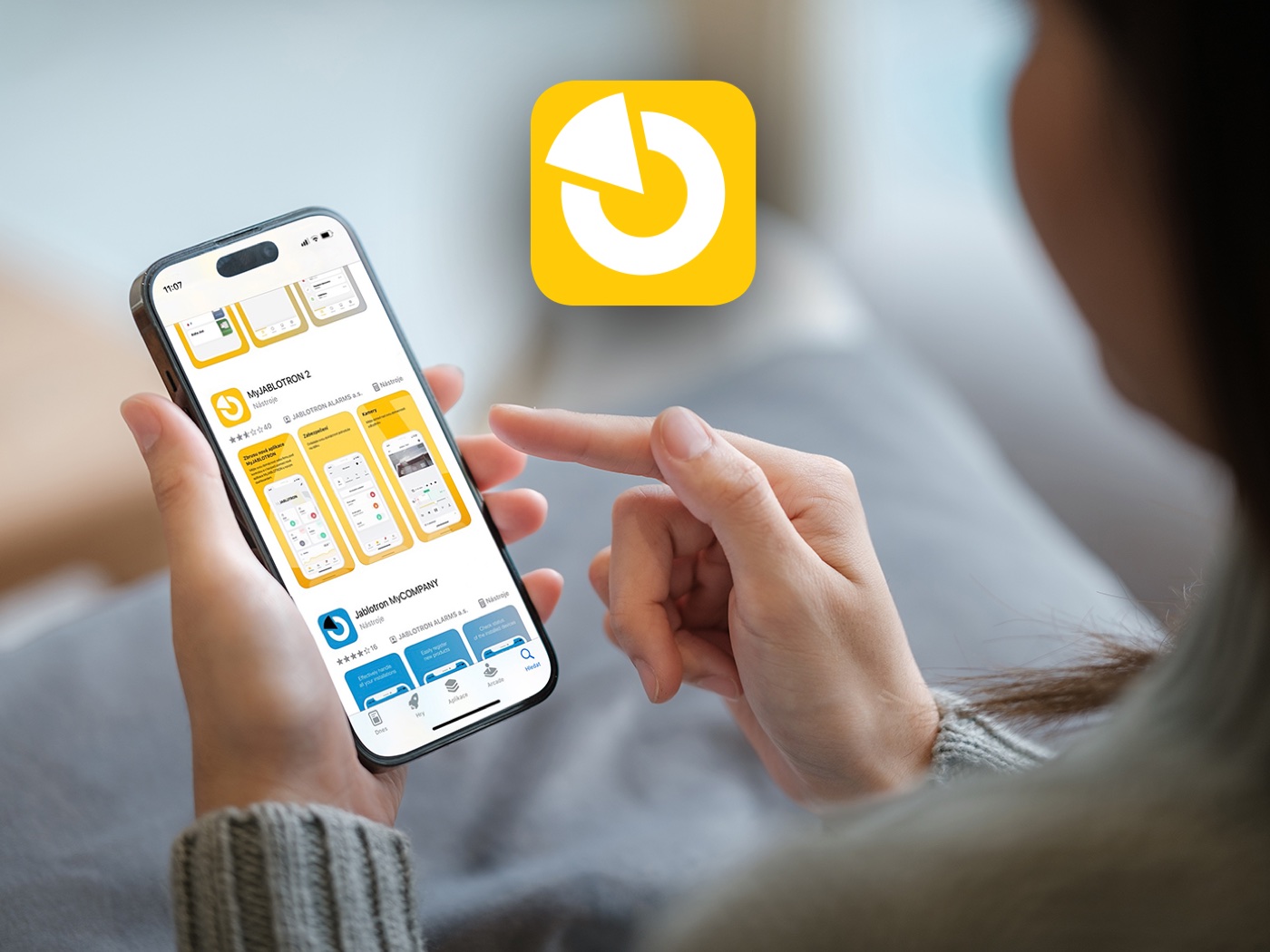 Aplikácia MyJABLOTRON na mobile